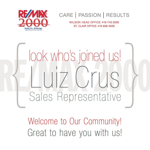Luiz Crus Sale Rep Remax 2000
